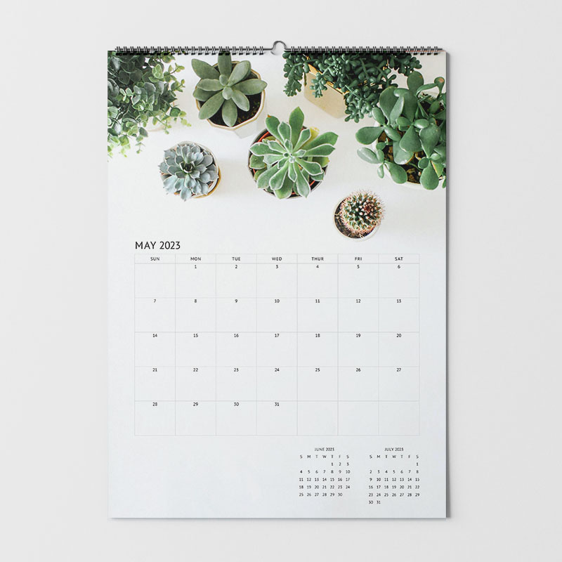 Custom Calendar - Wire Bound Wall Calendar A3