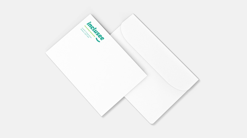 Custom envelope stationery